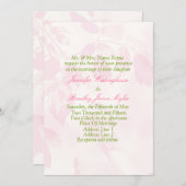 Vorlage für blumengeschichtliche Einladungen (Vorne/Hinten)