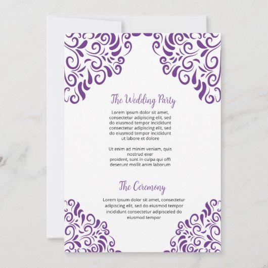 Vorlage für Blumenzettel (Rückseite)