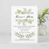 Vorlage für botanische Hochzeiten (Stehend Vorderseite)