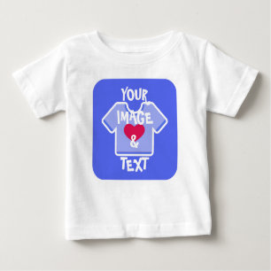 Vorlage für Boys Trendy 2023 Niedlich anpassen Baby T-shirt