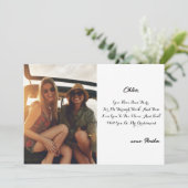 VORLAGE FÜR BRIDESMAID CUSTOM-KARTENVORLAGE (Stehend Vorderseite)