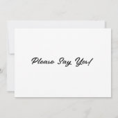 VORLAGE FÜR BRIDESMAID CUSTOM-KARTENVORLAGE (Rückseite)