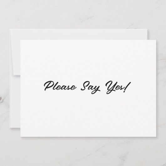 VORLAGE FÜR BRIDESMAID CUSTOM-KARTENVORLAGE (Rückseite)