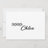 VORLAGE FÜR BRIDESMAID CUSTOM-KARTENVORLAGE (Rückseite)