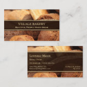 Vorlage für Brotbackwaren/Foto-Visitenkarte Visitenkarte (Vorne/Hinten)
