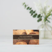 Vorlage für Brotbackwaren/Foto-Visitenkarte Visitenkarte (Stehend Vorderseite)