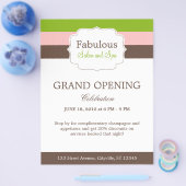 Vorlage für Candy Stripes-Flyer Flyer (Einzeln)