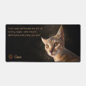 Vorlage für Cat Dog für Foto eines benutzerdefinie Schreibtischunterlage (Vorderseite)