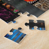 Vorlage für Collage Muster Puzzle (Seite)