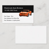 Vorlage für Coole Auto Broker Moderne Visitenkarte (Vorne/Hinten)
