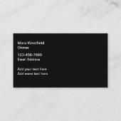 Vorlage für coole Auto mit Geschäftskarten Visitenkarte (Rückseite)