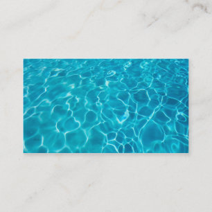 Vorlage für coole blaue Wasseraufnahme der Visiten Visitenkarte