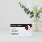 Vorlage für Coole Logos des modernen Elektrons Visitenkarte (Stehend Vorderseite)