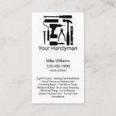 Vorlage für coole vertikale Visitenkarten Visitenkarte (Rückseite)