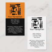 Vorlage für coole vertikale Visitenkarten Visitenkarte (Vorne/Hinten)