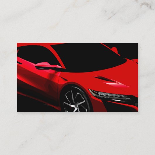 Vorlage für coole Visitenkarten für Automotive Ser Visitenkarte (Vorderseite)