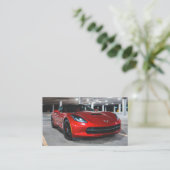 Vorlage für coole Visitenkarten für Automotive Ser Visitenkarte (Stehend Vorderseite)