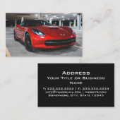 Vorlage für coole Visitenkarten für Automotive Ser Visitenkarte (Vorne/Hinten)