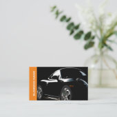 Vorlage für coolste Automobil-Visitenkarten Visitenkarte (Stehend Vorderseite)