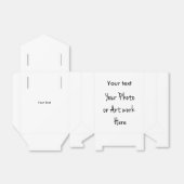 Vorlage für Crafts Geschenkschachtel (Ungefaltet)