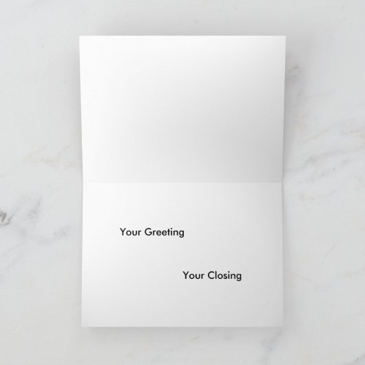 Vorlage für Crayon Party Grußkarte (Innenseite)