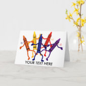 Vorlage für Crayon Party Grußkarte (Gelbe Blume)