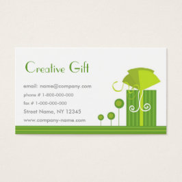 Vorlage für Creative Gift Shop Business Card