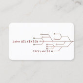 Vorlage für Cybertechnologie Visitenkarte (Vorderseite)