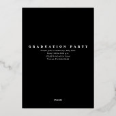 Vorlage für das Abschluss von Gold-Script-Fotos (Rückseite)