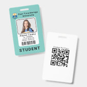 Vorlage für das Abzeichen des Ausweises für Hochsc Ausweis (Front & Back)