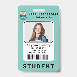 Vorlage für das Abzeichen des Ausweises für Hochsc Ausweis