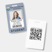 Vorlage für das Abzeichen des Ausweises für Hochsc Ausweis (Front & Back)