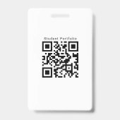 Vorlage für das Abzeichen des Ausweises für Hochsc Ausweis (Back)