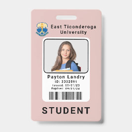 Vorlage für das Abzeichen des Ausweises für Hochsc Ausweis