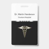 Vorlage für das Abzeichen für die ID-Nummer eines  Ausweis (Rückseite)