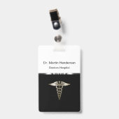 Vorlage für das Abzeichen für die ID-Nummer eines  Ausweis (Vorderseite mit Clip)