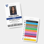 Vorlage für das Abzeichen für personalisierte Kran Ausweis (Front & Back)