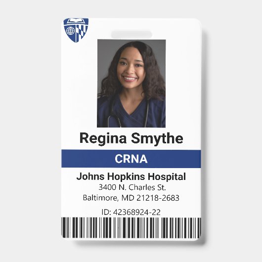 Vorlage für das Abzeichen für personalisierte Kran Ausweis (Front)