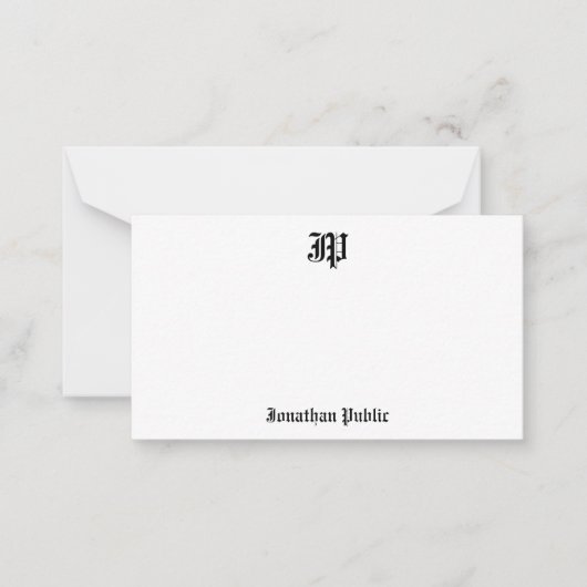 Vorlage für das alte Englische Text in Monogramm g (Vorderseite)