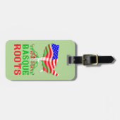 Vorlage für das amerikanische Baskenzeichen-Gepäck Gepäckanhänger (Vorderseite horizontal)