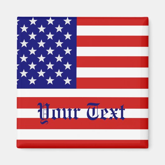 Vorlage für das amerikanische Flaggenmagazin 2 Magnet (Vorne)