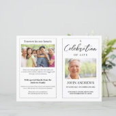 Vorlage für das Basisprogramm zur Beerdigung (Stehend Vorderseite)