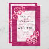 Vorlage für das bearbeitbare Party für Winterhochz (Vorne/Hinten)