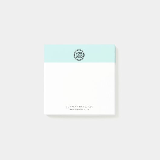 Vorlage für das benutzerdefinierte Branding-Logo n Post-it Klebezettel (Vorderseite)