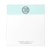 Vorlage für das benutzerdefinierte Branding von Un Notizblock (Vorderseite)