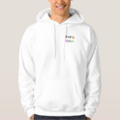 Vorlage für das benutzerdefinierte Firmenlogo Text Hoodie (Vorderseite)