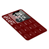 Vorlage für das benutzerdefinierte Foto 2020-Kalen Magnet (Rechte Seite)