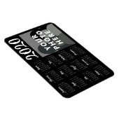 Vorlage für das benutzerdefinierte Foto 2020-Kalen Magnet (Rechte Seite)