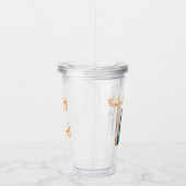 Vorlage für das benutzerdefinierte Foto 21. Happy  Acryltrinkbecher (Rechts)