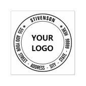 Vorlage für das benutzerdefinierte Logo oder Foto- Permastempel (Design)